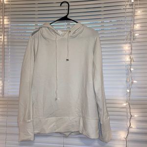 White with mesh arms hoodie